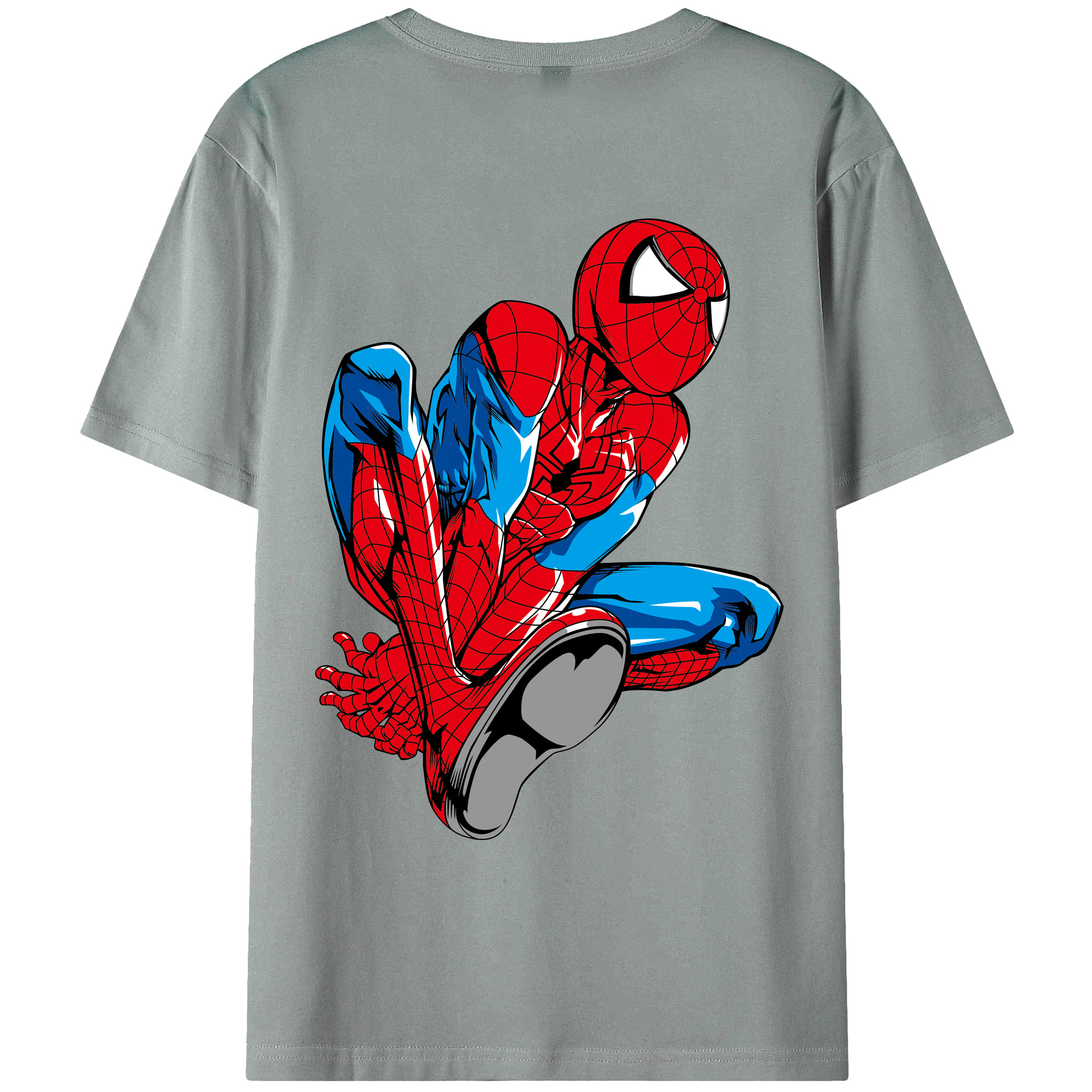 （画像用） アベンジャーズ The Avengers 綿100％ メンズ半袖Tシャツ（バックプリント） 通気性